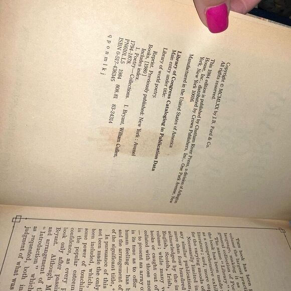 Library of World Poetry by William C. Bryant 1984 Chatham River Press Classic - Picture 4 of 6